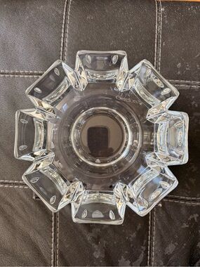 Orrefors Kosta Boda Clear Glass Star Bowl
